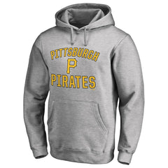 Pittsburgh Pirates Victory Arch Pullover Hoodie - Ash Hoodies