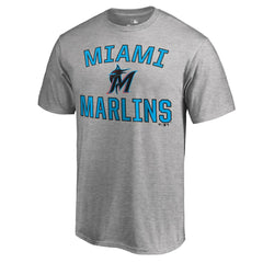 Miami Marlins Victory Arch T-Shirt - Ash T-shirts