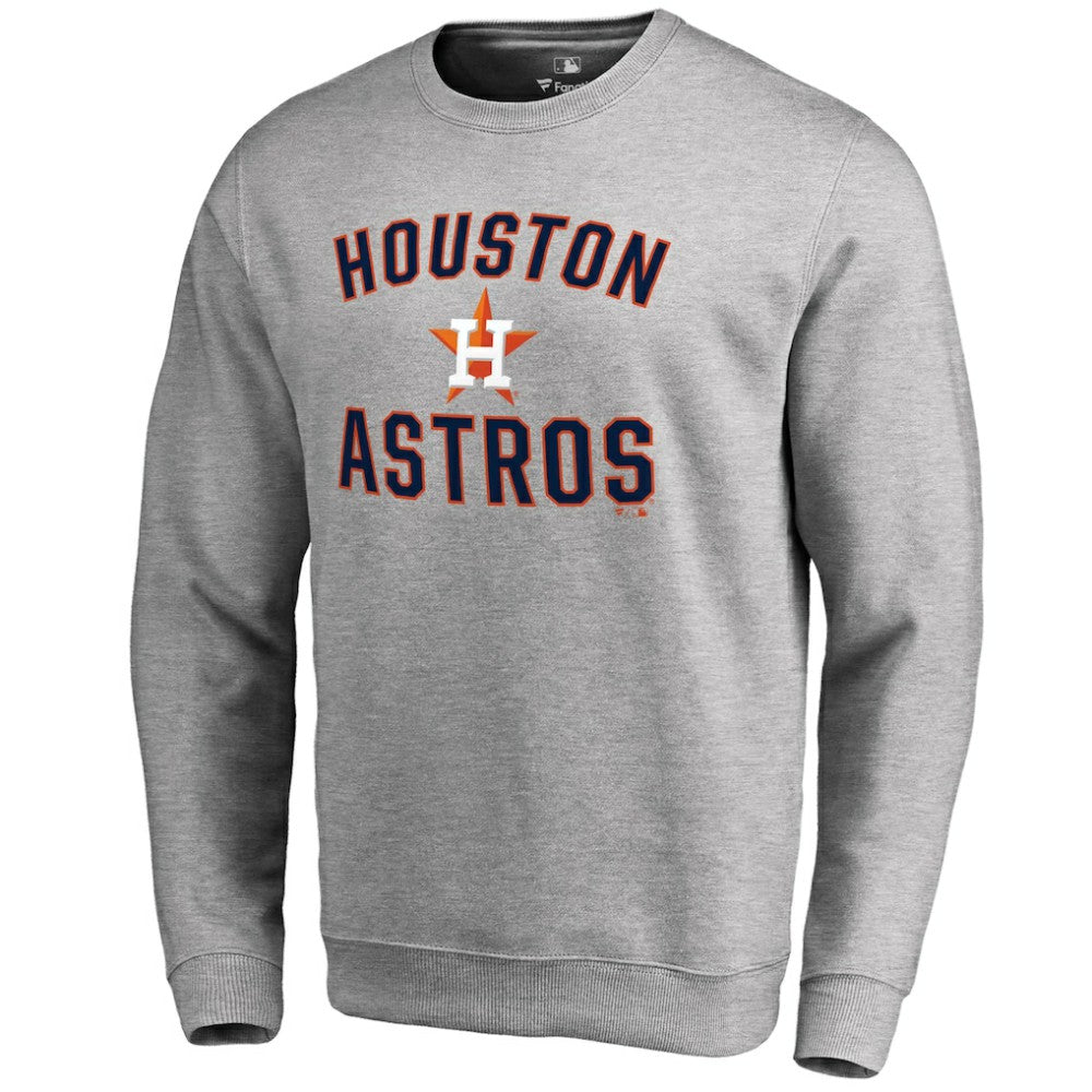 Houston Astros Victory Arch Pullover Sweatshirt - Ash Pullover