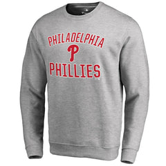 Philadelphia Phillies Victory Arch Pullover Sweatshirt - Ash Pullover