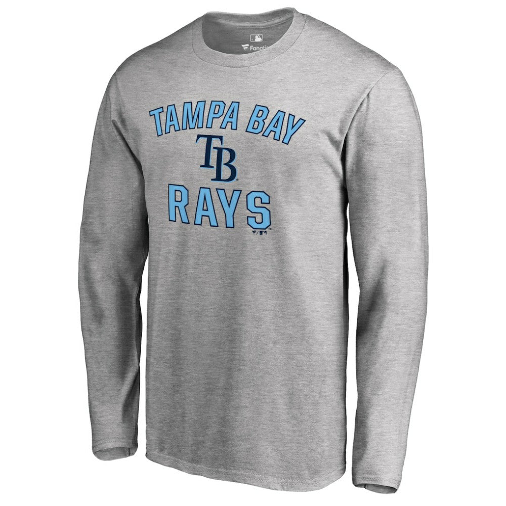 Tampa Bay Rays Victory Arch Long Sleeve T-Shirt - Ash T-shirts