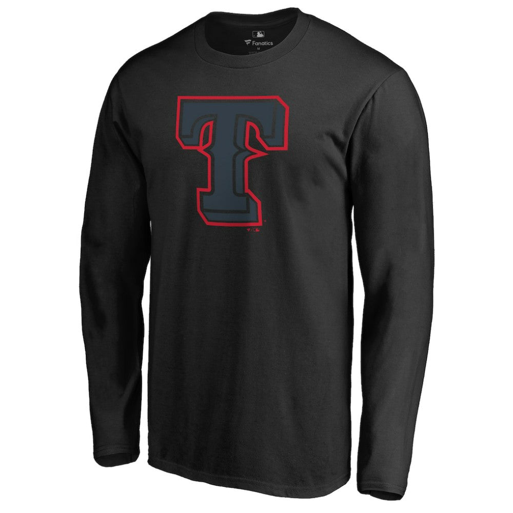 Texas Rangers Taylor Long Sleeve T-Shirt - Black T-shirts