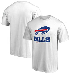 Buffalo Bills Team Lockup 2 T-Shirt - White T-shirts