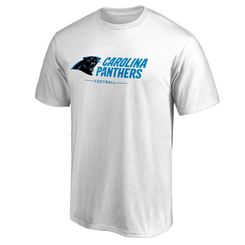 Carolina Panthers Team Lockup T-Shirt - White T-shirts