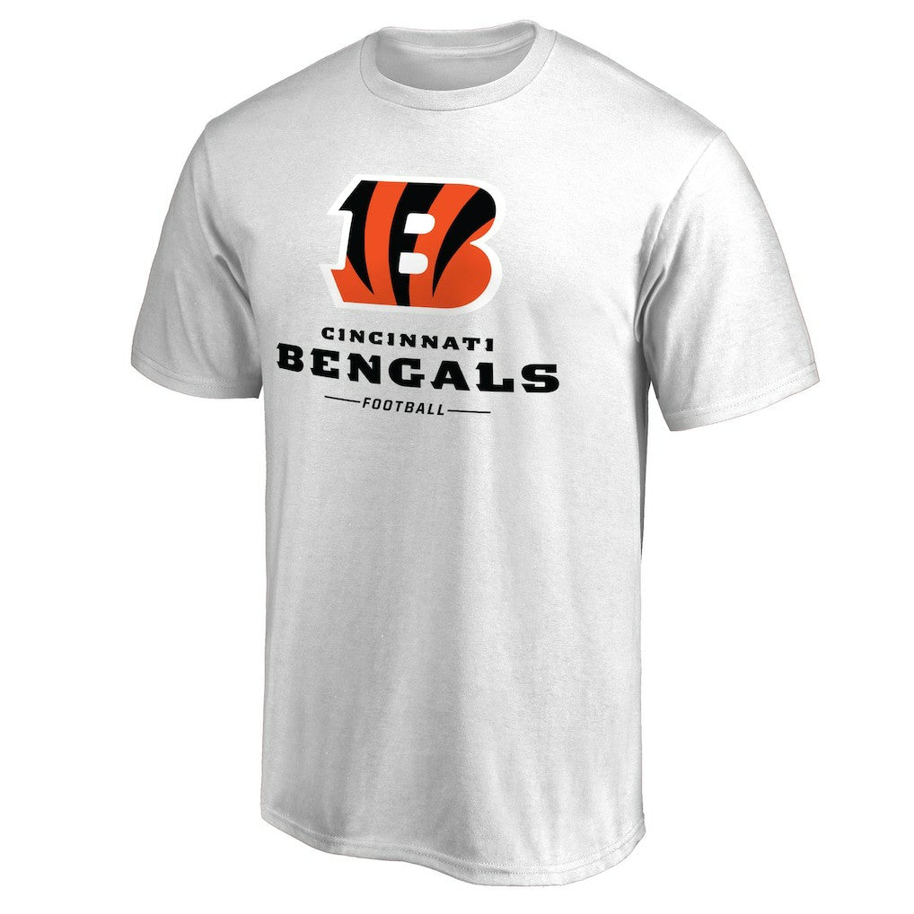Cincinnati Bengals Team Lockup T-Shirt - White T-shirts