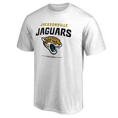 Jacksonville Jaguars Team Lockup T-Shirt - White T-shirts