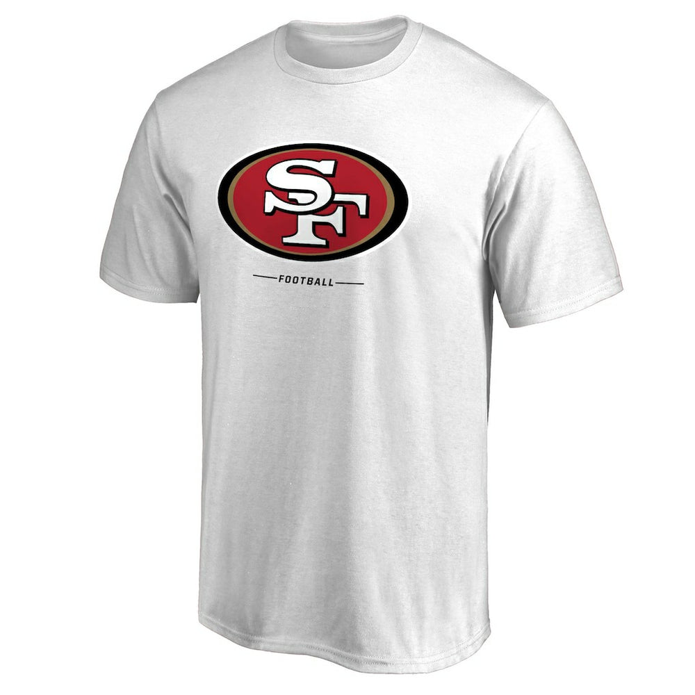 San Francisco 49ers Team Lockup 2 T-Shirt - White T-shirts