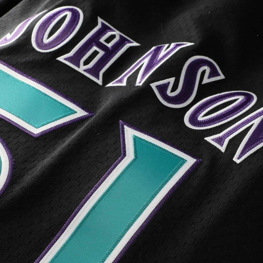 Randy Johnson Arizona Diamondbacks Mitchell & Ness Cooperstown Collection Mesh Batting Practice Button-Up Jersey - Black Jerseys