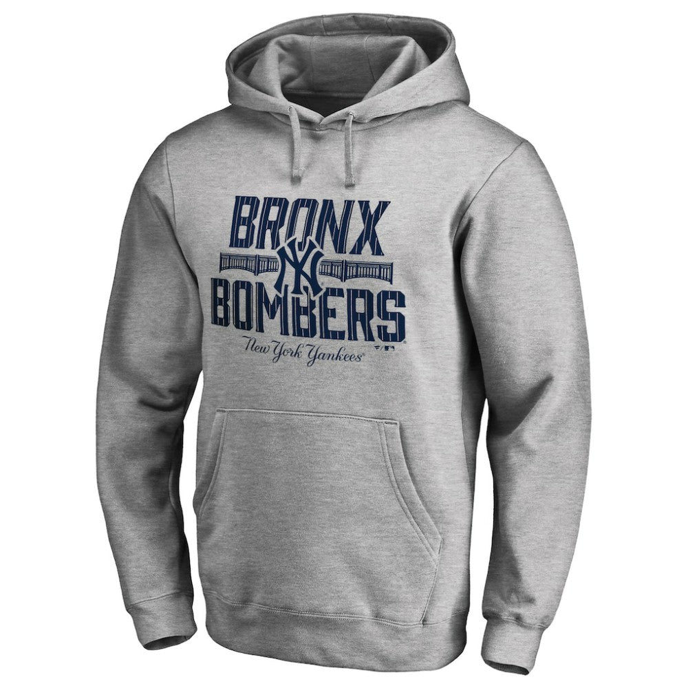 New York Yankees Hometown Collection The Bombers Pullover Hoodie - Ash Hoodies