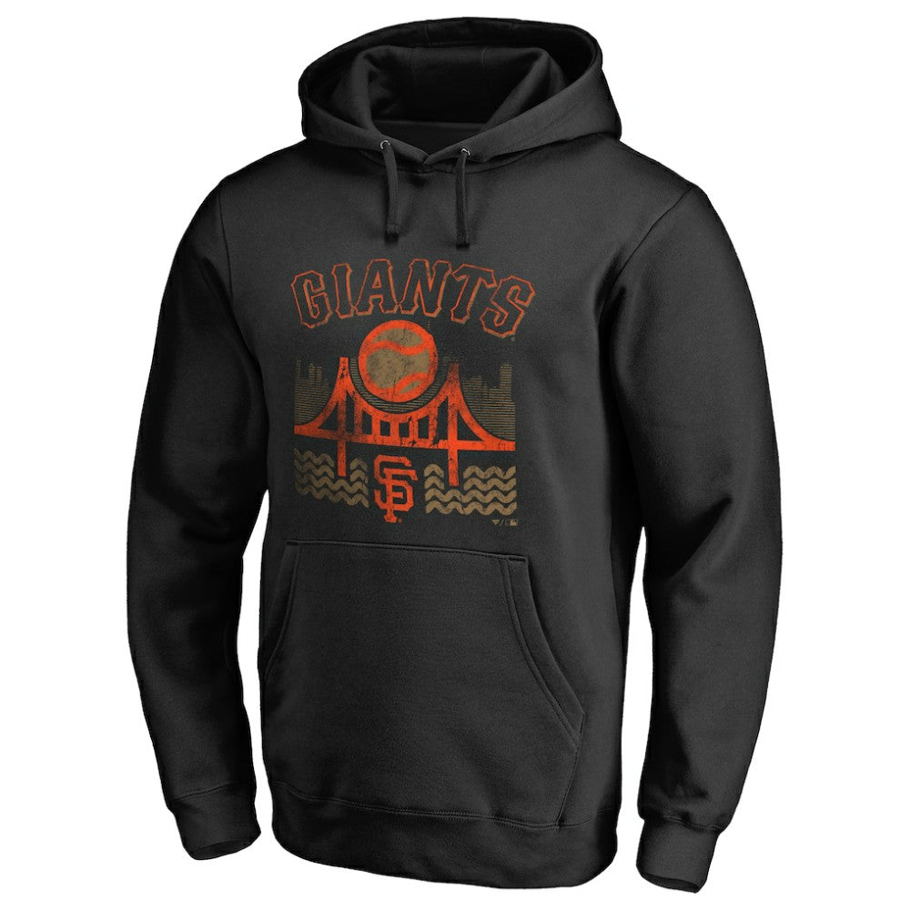 San Francisco Giants Hometown Collection The Bay Pullover Hoodie - Black Hoodies