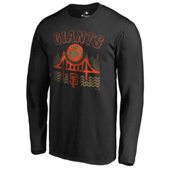 San Francisco Giants Hometown Collection The Bay Long Sleeve T-Shirt - Black T-shirts
