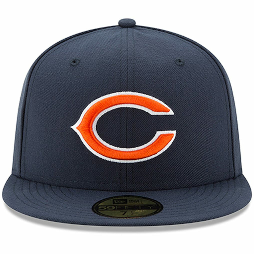 Chicago Bears New Era Omaha 59FIFTY Fitted Hat - Navy Hats