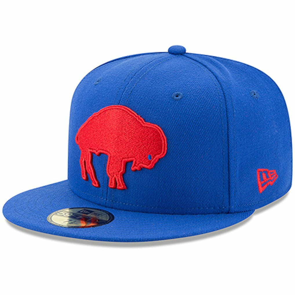 Buffalo Bills New Era Omaha Throwback 59FIFTY Fitted Hat - Royal Hats