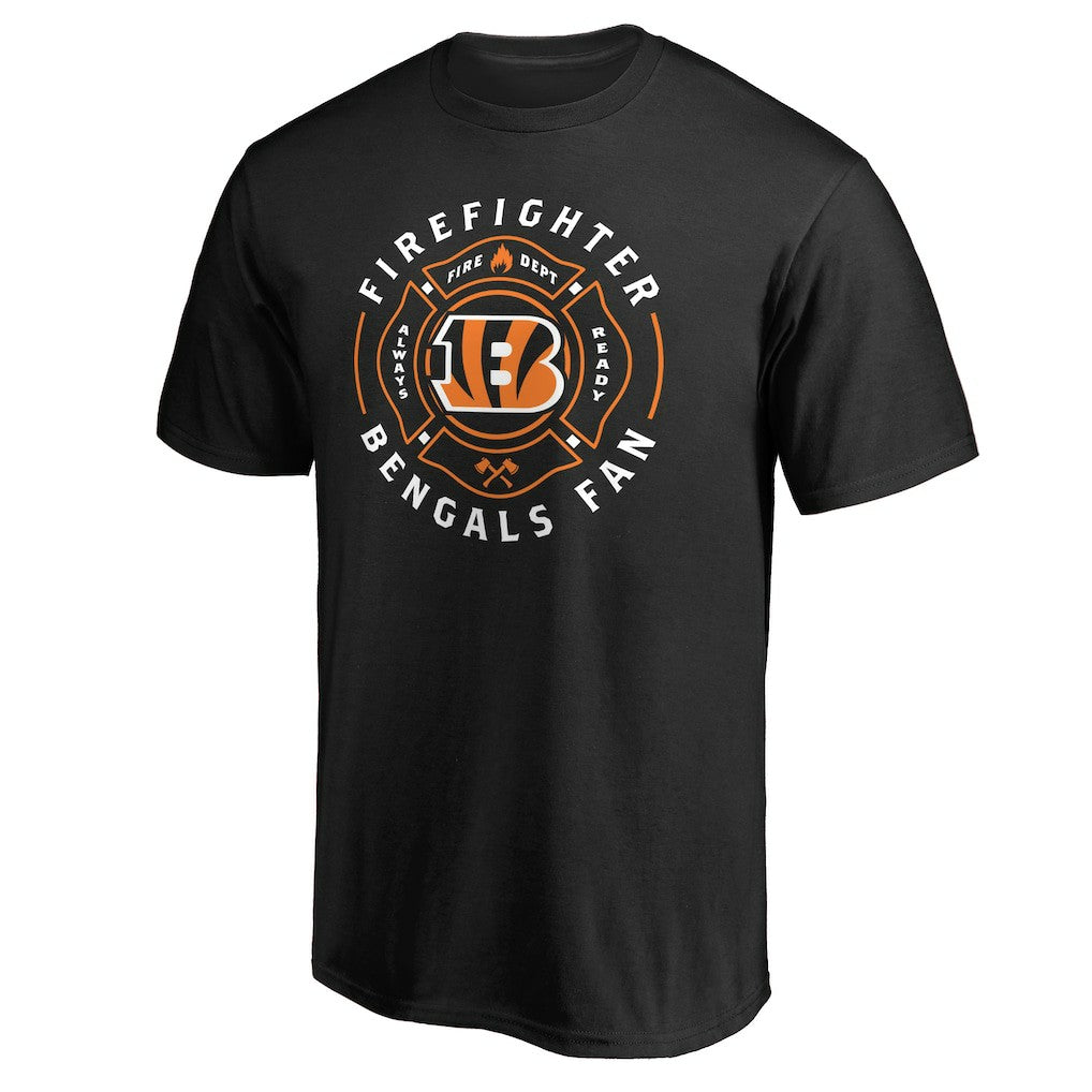 Cincinnati Bengals Black Firefighter T-Shirt