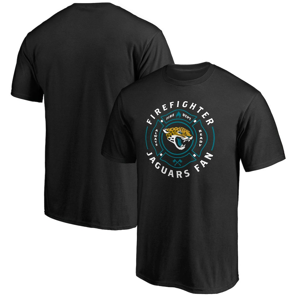 Jacksonville Jaguars Black Firefighter T-Shirt