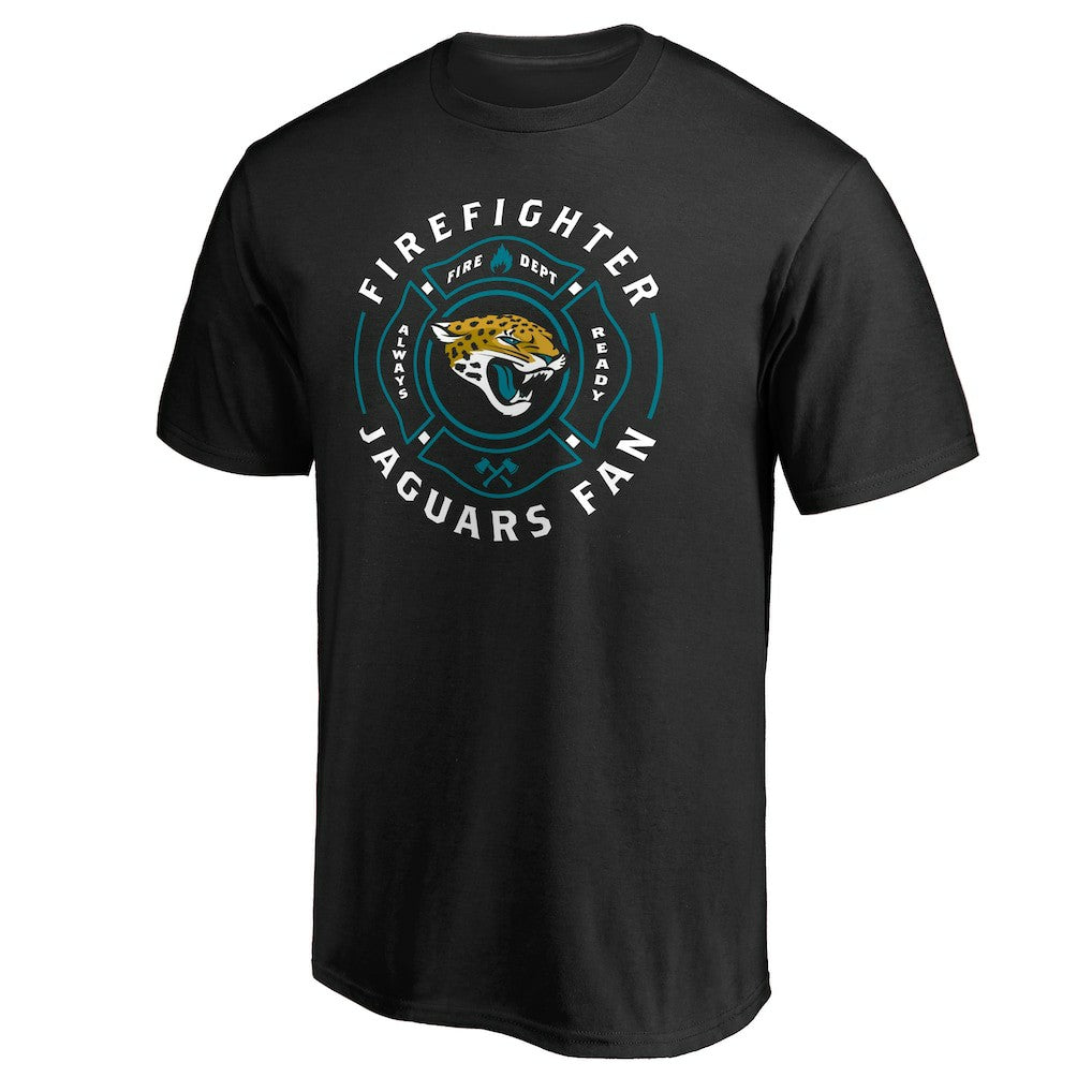 Jacksonville Jaguars Black Firefighter T-Shirt