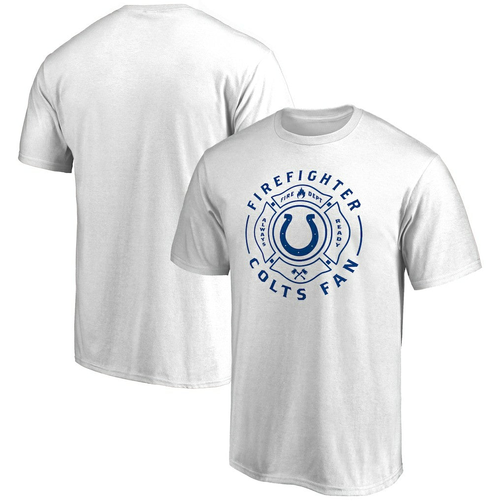 Indianapolis Colts Firefighter T-Shirt - White T-shirts