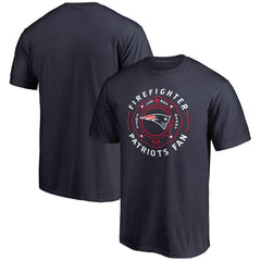 New England Patriots Firefighter T-Shirt - Navy T-shirts