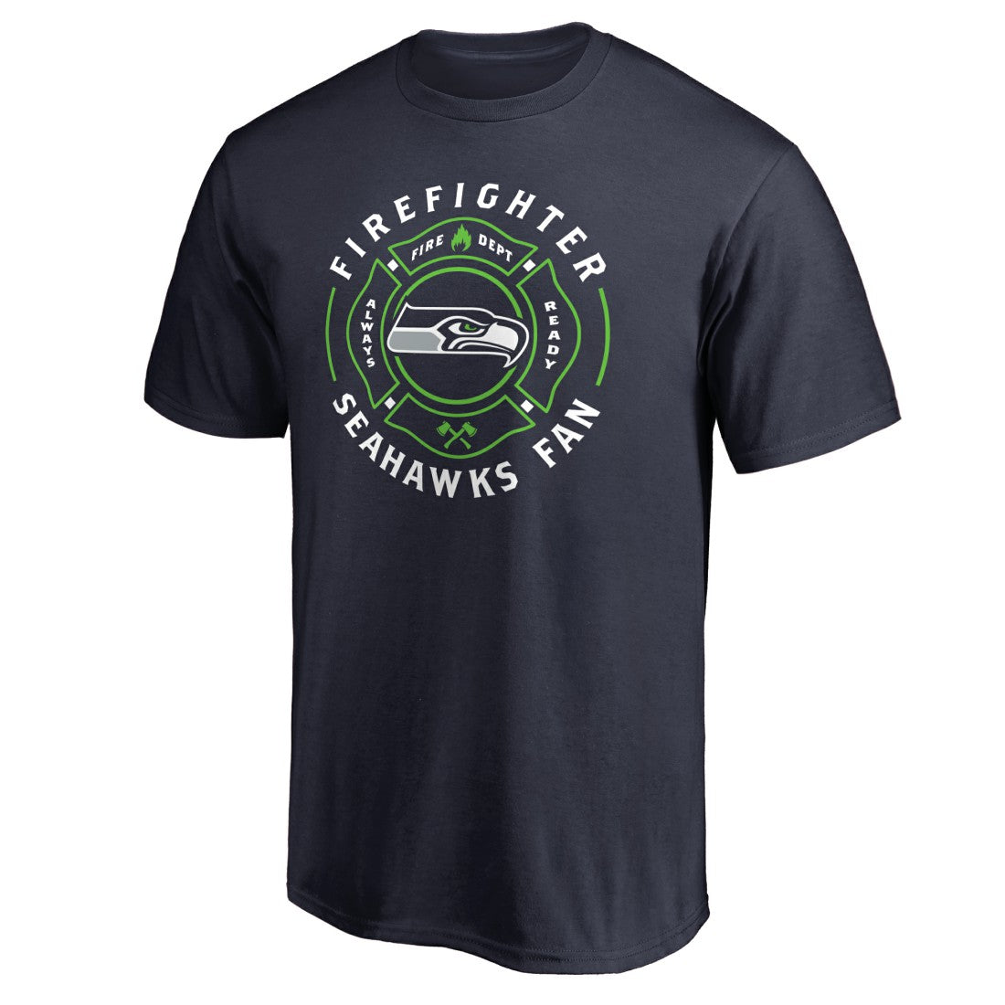 Seattle Seahawks Firefighter T-Shirt - Navy T-shirts