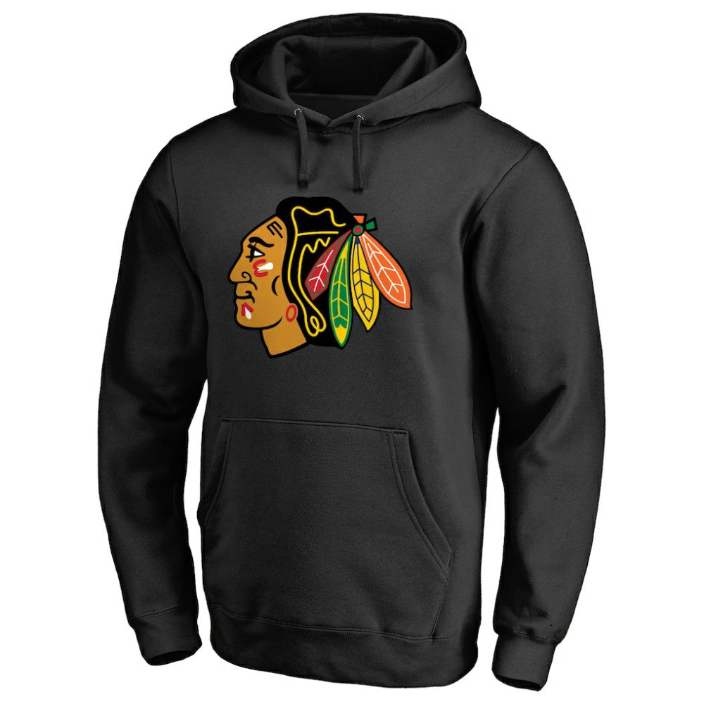 Chicago Blackhawks Raise the Banner Pullover Hoodie - Black | US 2561166