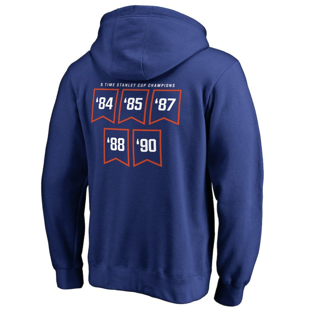 Edmonton Oilers Raise the Banner Pullover Hoodie - Royal | US 2561168
