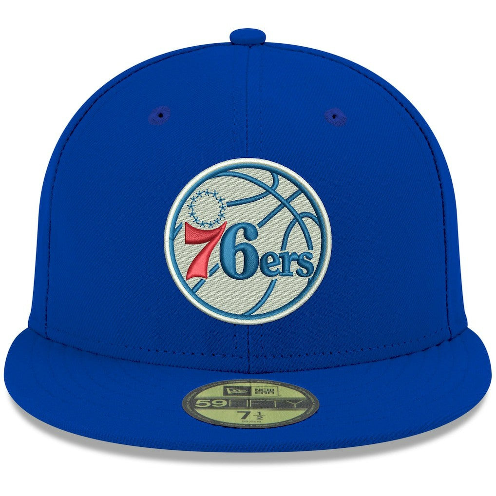 Philadelphia 76ers Team Color 59FIFTY Fitted Hat Royal - New Era