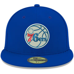 Philadelphia 76ers Team Color 59FIFTY Fitted Hat Royal - New Era