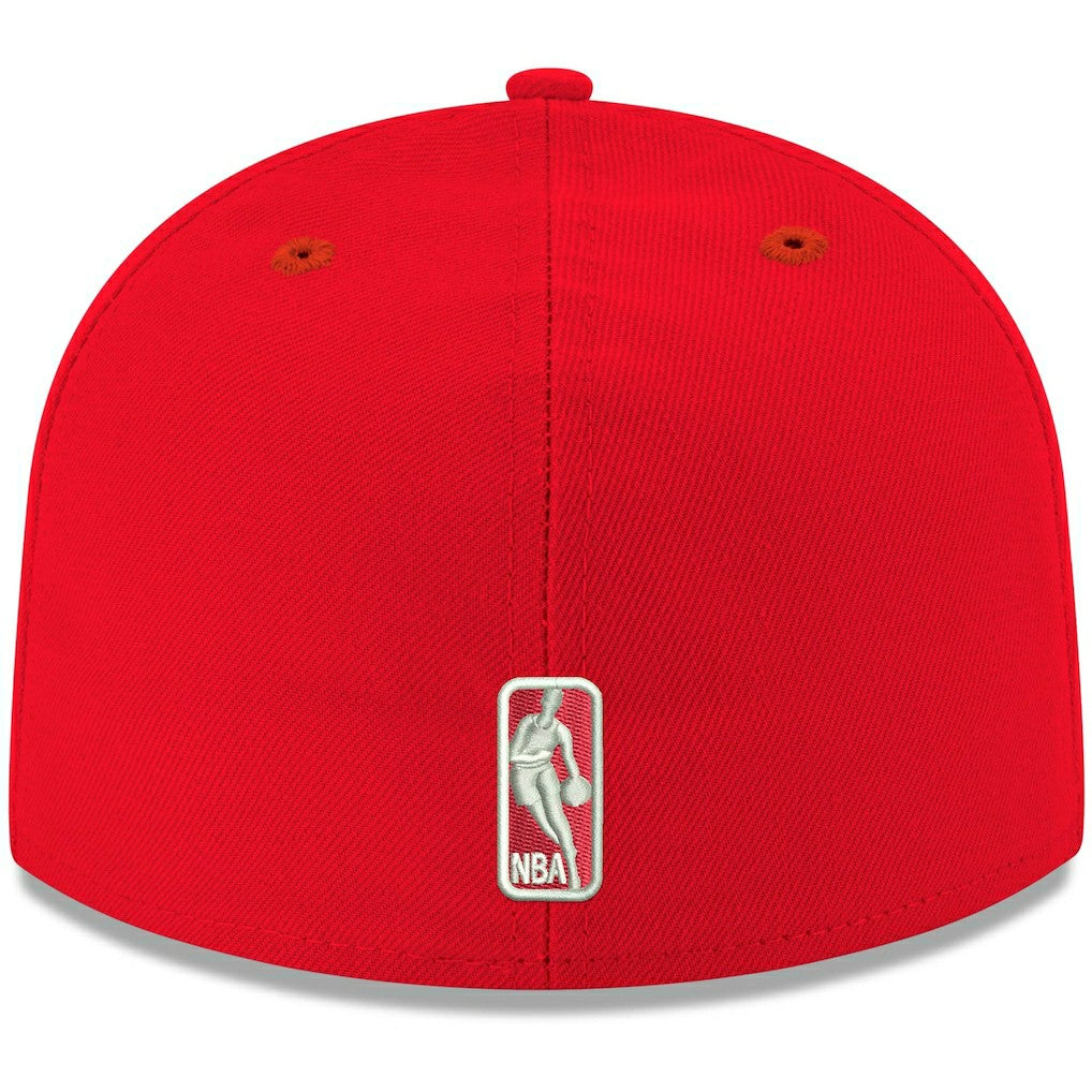Atlanta Hawks Team Color 59FIFTY Fitted Hat Red - New Era