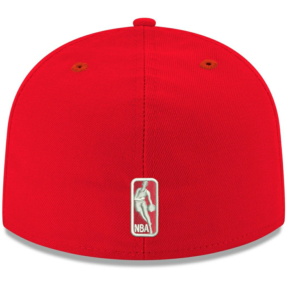Atlanta Hawks Team Color 59FIFTY Fitted Hat Red - New Era