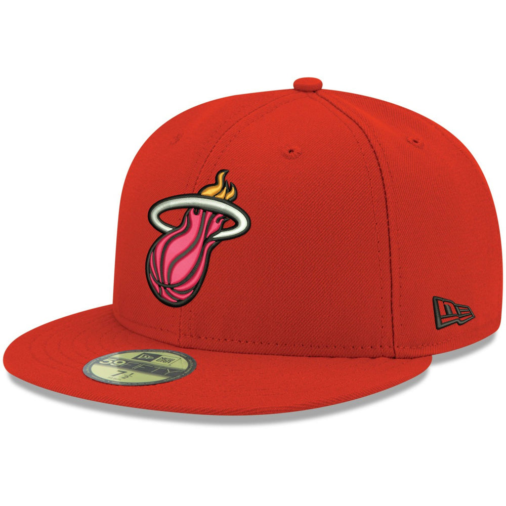 Miami Heat Team Color 59FIFTY Fitted Hat Red - New Era outlet
