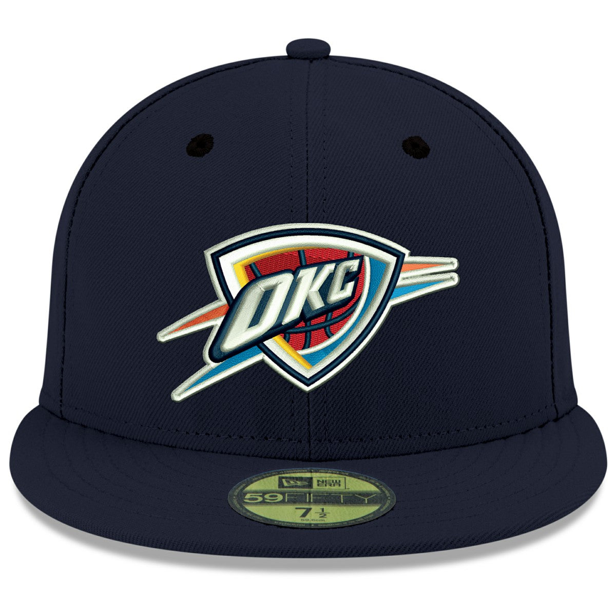 Oklahoma City Thunder Team Color 59FIFTY Fitted Hat Navy - New Era