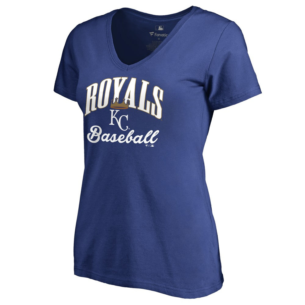 Kansas City Royals Women's Victory Script T-Shirt - Royal T-shirts