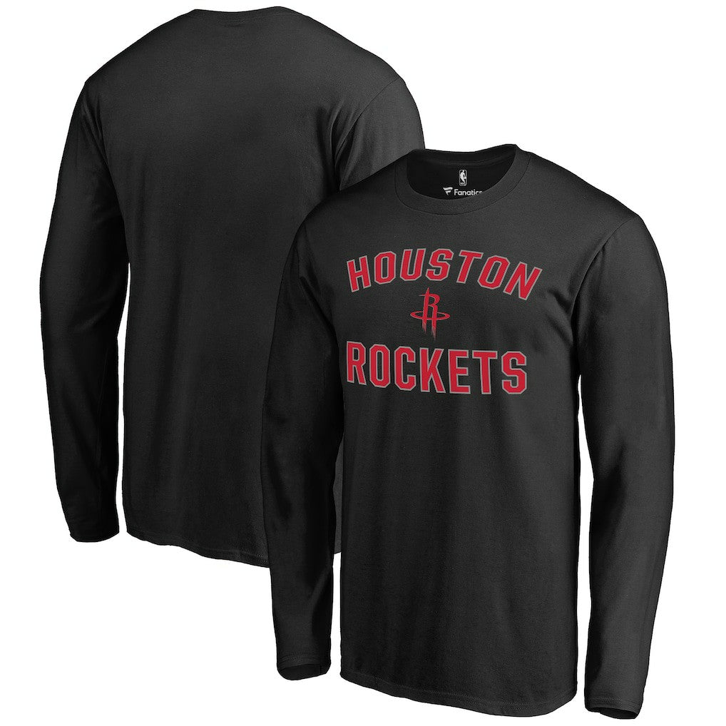 Houston Rockets Victory Arch Long Sleeve T-Shirt Black