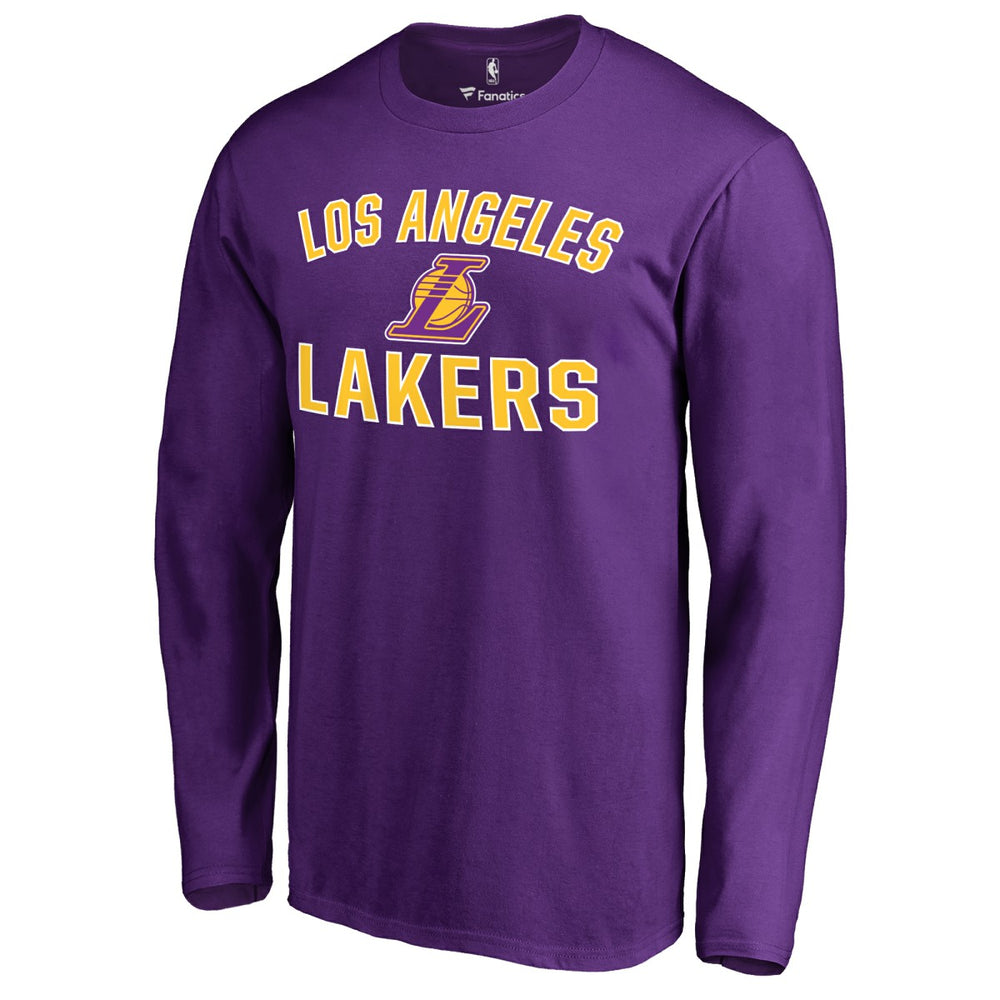 Los Angeles Lakers Victory Arch Long Sleeve T-Shirt Purple outlet