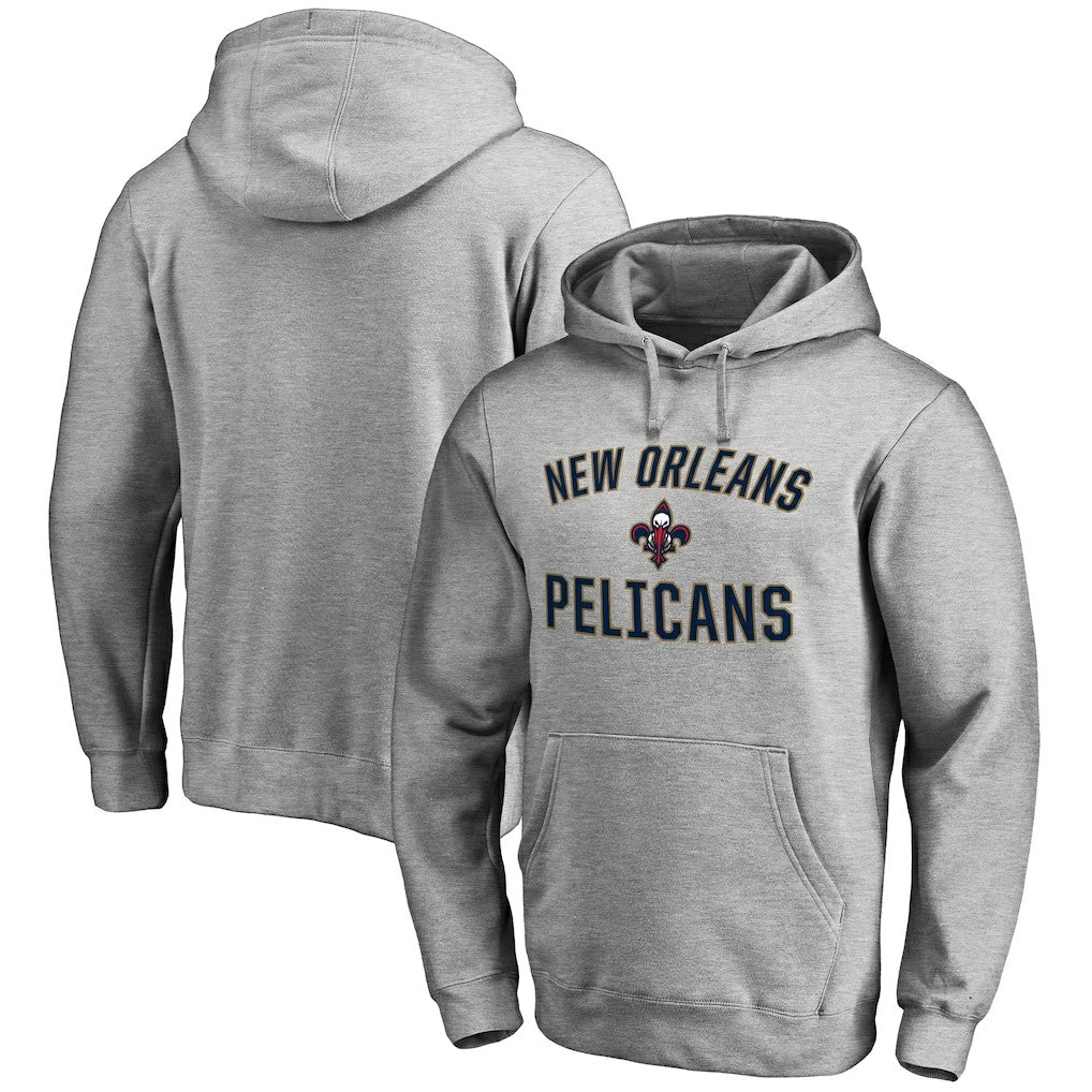 New Orleans Pelicans Victory Arch Pullover Hoodie Ash