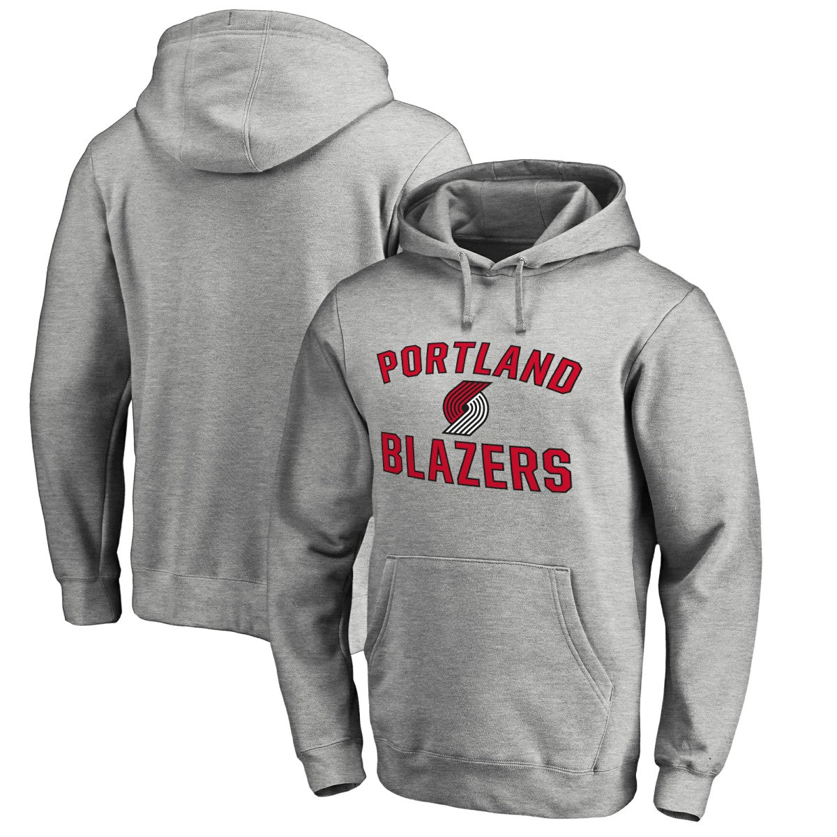 Portland Trail Blazers Victory Arch Pullover Hoodie Ash