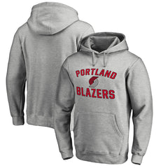 Portland Trail Blazers Victory Arch Pullover Hoodie Ash