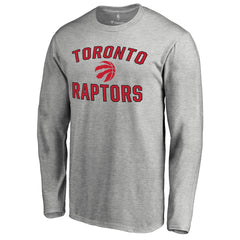 Toronto Raptors Victory Arch Long Sleeve T-Shirt Ash