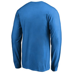 Oklahoma City Thunder Primary Logo Long Sleeve T-Shirt Blue