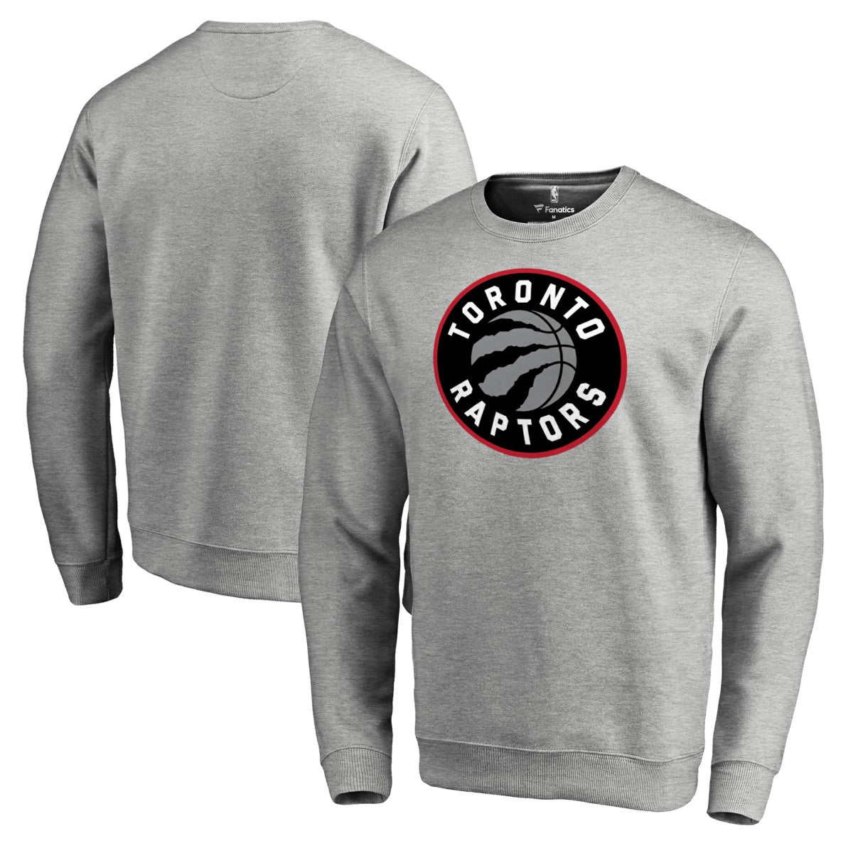 Toronto Raptors Primary Logo Sweatshirt Heathered Gray outlet
