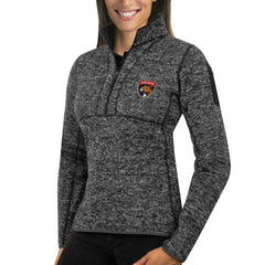 Florida Panthers Antigua Women's Fortune Half-Zip Sweatshirt - Charcoal | US 2596026