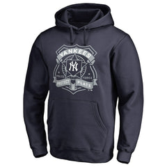 New York Yankees Police Badge Pullover Hoodie - Navy Hoodies