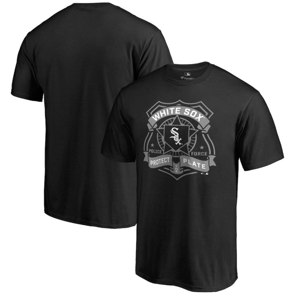 Chicago White Sox Police Badge T-Shirt - Black T-shirts
