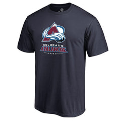 Colorado Avalanche Team Lockup T-Shirt - Navy | US 2603138