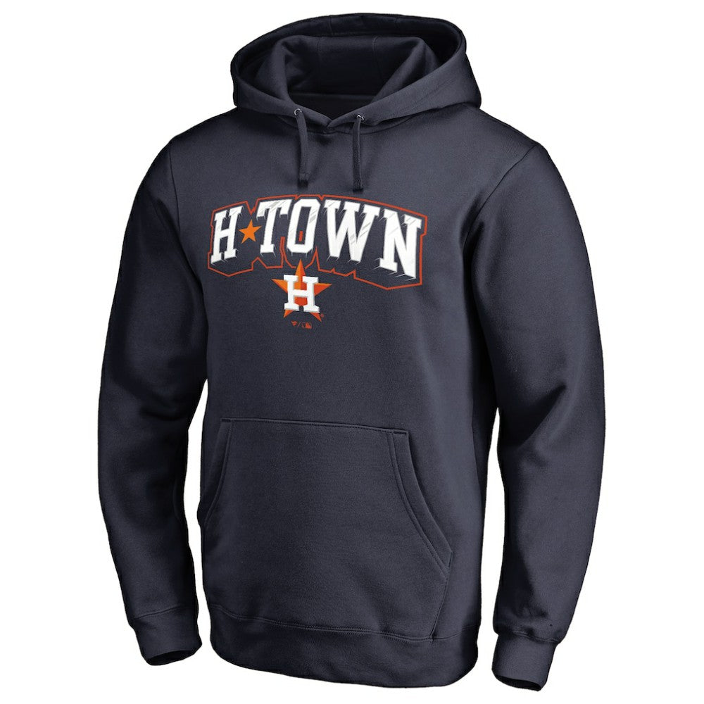 Houston Astros H Town Hometown Pullover Hoodie - Navy Hoodies