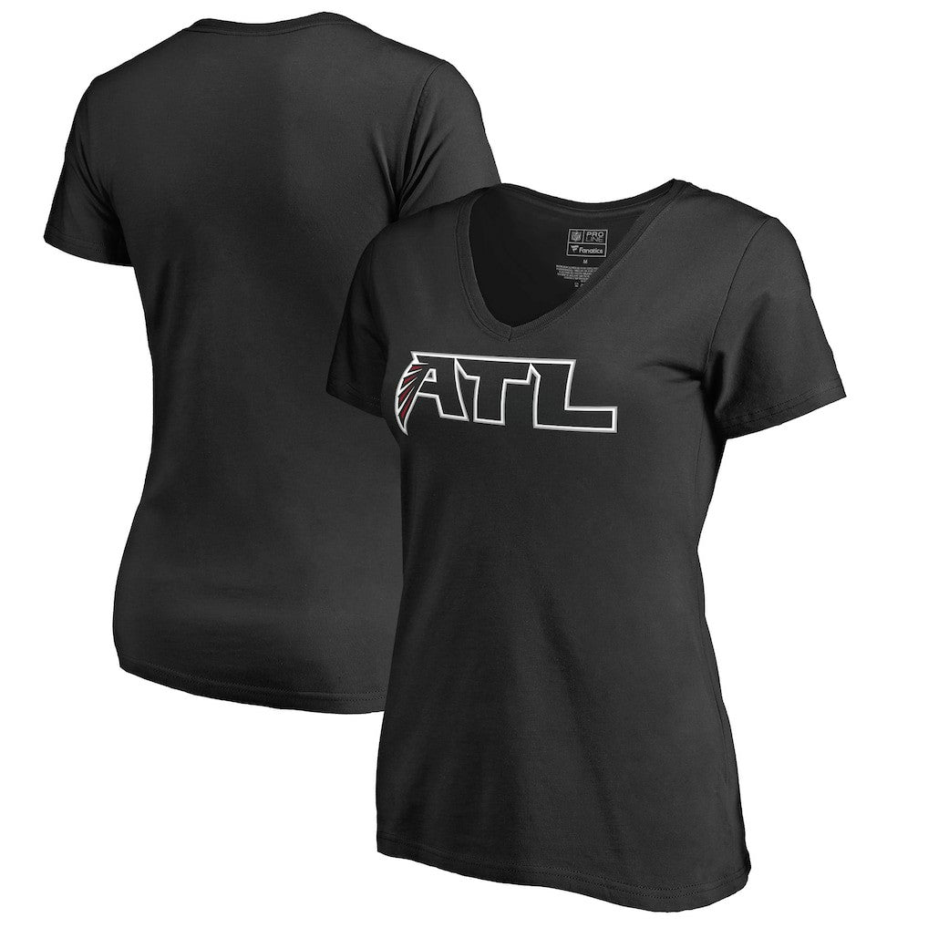 Atlanta Falcons Women's Alternate Logo T-Shirt - Black T-shirts