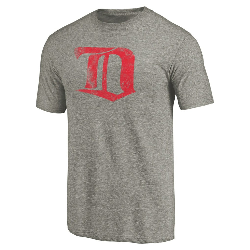 Detroit Red Wings Throwback Logo 1926-1927 Tri-Blend T-Shirt - Ash | US 2605425
