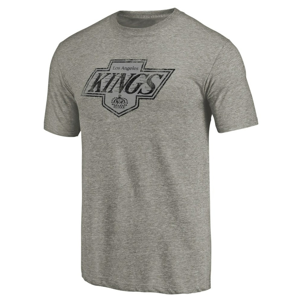 Los Angeles Kings Throwback Logo 1988-1989 Tri-Blend T-Shirt - Ash | US 2605427