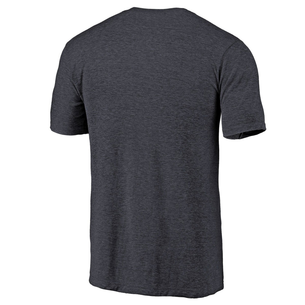 New Orleans Pelicans Distressed Team Logo Tri-Blend T-Shirt Heather Navy
