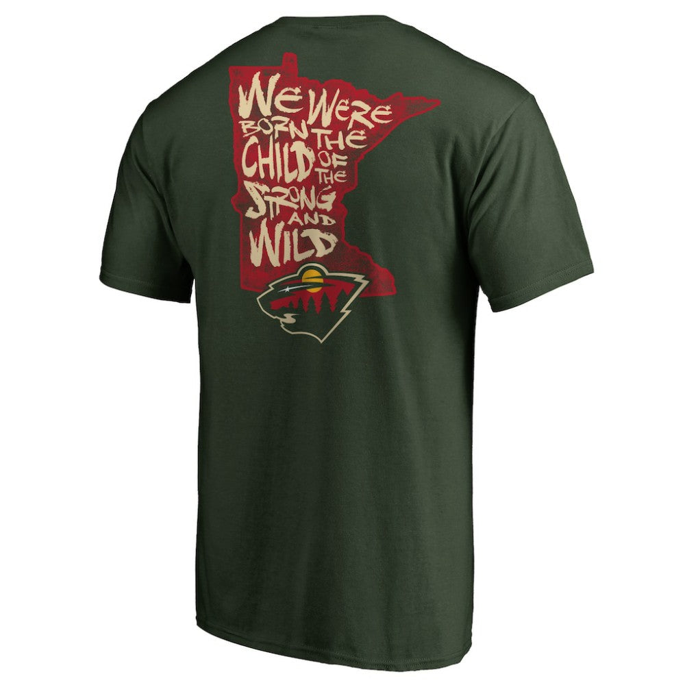 Minnesota Wild Hometown Collection State Chant T-Shirt - Green | US 2606894